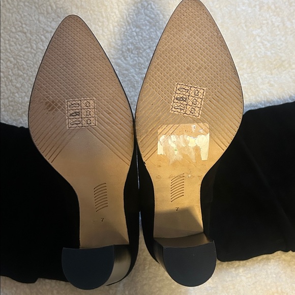 PAIGE Shiloh Slouch Elegant Black Knee-High Boots - Picture 7 of 7